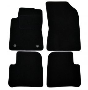 Tapis de voiture sur mesure en velours pour Citroen C3 2016-2023 (4 pièces)