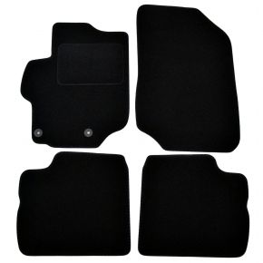 Tapis de voiture sur mesure en velours pour Citroen C-Elysee 2012- (4 pièces)