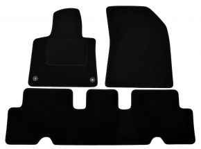 Tapis de voiture sur mesure en velours pour Citroen C4 Picasso 2013-2019 5m (5 places) (3 pièces)