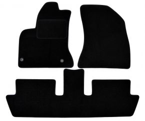 Tapis de voiture sur mesure en velours pour Citroen C4 Picaso 2006-2013 (3 pièces)