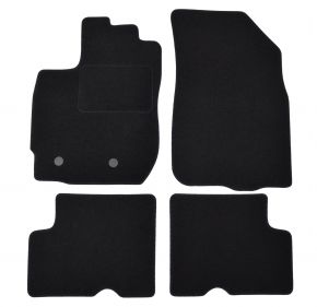 Tapis de voiture sur mesure en velours pour Dacia Duster 2014-2017 (4 pièces)