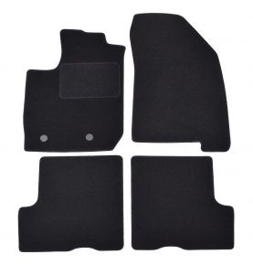 Tapis de voiture sur mesure en velours pour Dacia Duster 2018-2024 (4 pièces)