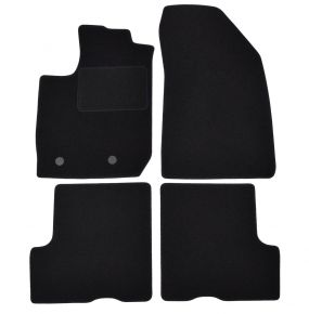 Tapis de voiture sur mesure en velours pour Dacia Duster 2018-2024 without box (4 pièces)