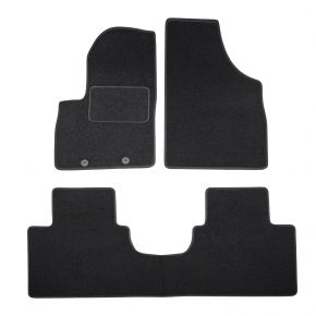 Tapis de voiture sur mesure en velours pour Dongfeng Forthing T5 Evo 2020- (3 pièces)