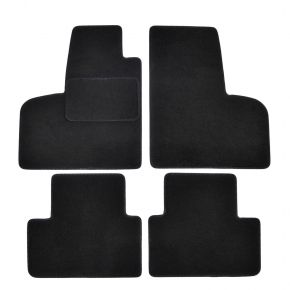 Tapis de voiture sur mesure en velours pour Fiat Doblo 2000-2010 (4 pièces)