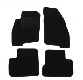 Tapis de voiture sur mesure en velours pour Fiat Punto Grande 2005-2012 (4 pièces)