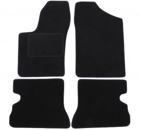 Tapis de voiture sur mesure en velours pour Fiat Seicento 4pcs 1998-2009 (4 pièces)