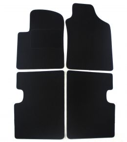 Tapis de voiture sur mesure en velours pour Fiat 500 2007-2015 (4 pièces)
