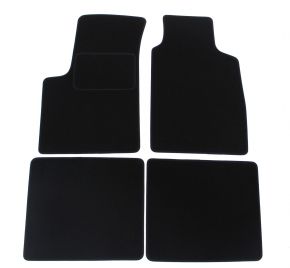 Tapis de voiture sur mesure en velours pour Fiat Panda 2003-2012 (4 pièces)