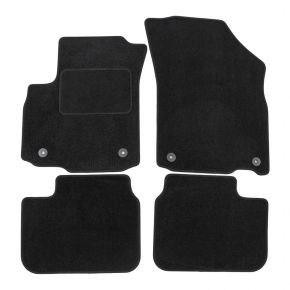 Tapis de voiture sur mesure en velours pour Fiat Sedici 2006-2014 (4 pièces)
