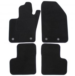 Tapis de voiture sur mesure en velours pour Jeep Renegade 2014- (Non compatible avec Plug-in Hybrid) (4 pièces)