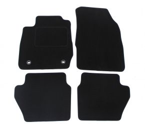 Tapis de voiture sur mesure en velours pour Ford Fiesta 2008-2017 (4 pièces)