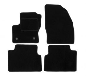 Tapis de voiture sur mesure en velours pour Ford C-Max II 2011-2018 (4 pièces)