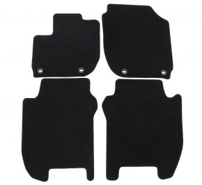 Tapis de voiture sur mesure en velours pour Honda Jazz 2015-2020 (4 pièces)