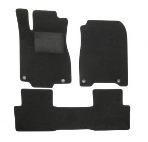 Tapis de voiture sur mesure en velours pour Honda Cr-V 2012-2016 (3 pièces)