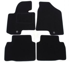 Tapis de voiture sur mesure en velours pour Kia Sportage 2010-2015 (4 pièces)