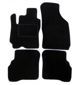 Tapis de voiture sur mesure en velours pour Hyundai Atos 2004-2008 (4 pièces)