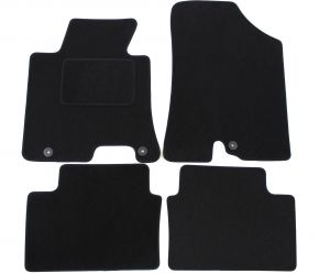 Tapis de voiture sur mesure en velours pour Kia Ceed 2012-2016 (4 pièces)