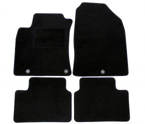 Tapis de voiture sur mesure en velours pour Hyundai i30 2017- (4 pièces)