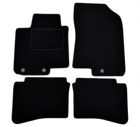 Tapis de voiture sur mesure en velours pour Hyundai i20 2015-2020 (4 pièces)
