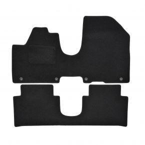 Tapis de voiture sur mesure en velours pour Hyundai IoniQ 5 2021- (2 pièces)