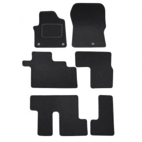 Tapis de voiture sur mesure en velours pour Hyundai Staria 2021- (9 places) (6 pièces)