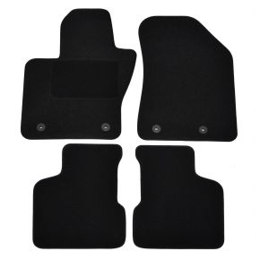 Tapis de voiture sur mesure en velours pour Jeep Compass 2016-2025 (4 pièces)