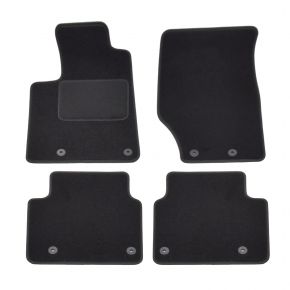 Tapis de voiture sur mesure en velours pour Jeep Grand Cherokee 2022- (5 places) (4 pièces)