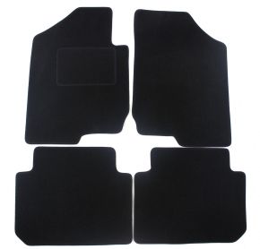 Tapis de voiture sur mesure en velours pour Kia Carens 2007-2014 (3 pièces)