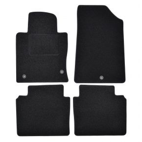 Tapis de voiture sur mesure en velours pour Kia Optima 2016-2020 (4 pièces)