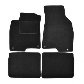 Tapis de voiture sur mesure en velours pour Kia Opirus 2003-2008 (4 pièces)