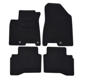 Tapis de voiture sur mesure en velours pour Kia Niro 2017-2022 (4 pièces)