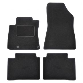 Tapis de voiture sur mesure en velours pour Kia Niro 2022- (4 pièces)