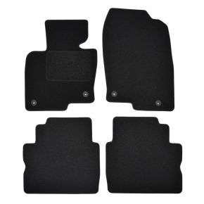 Tapis de voiture sur mesure en velours pour Mazda Cx-5 2017 up (4 pièces)