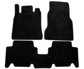 Tapis de voiture sur mesure en velours pour Mercedes A-Class W168 1997-2004 (3 pièces)