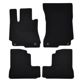 Tapis de voiture sur mesure en velours pour Mercedes S-Class W221 2005-2013 (4 pièces)