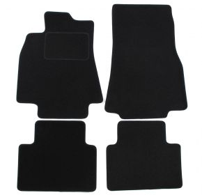 Tapis de voiture sur mesure en velours pour Mercedes A-Class W169 2004-2012 (4 pièces)