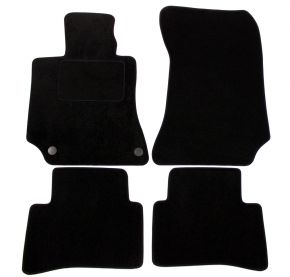 Tapis de voiture sur mesure en velours pour Mercedes E-Class W212 2009-2016 (4 pièces)