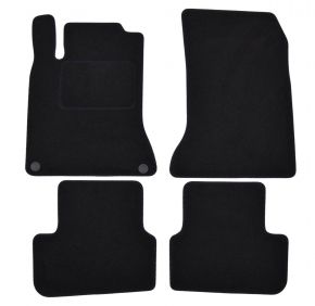Tapis de voiture sur mesure en velours pour Mercedes B-Class W246 2012-2018 (4 pièces)