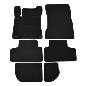 Tapis de voiture sur mesure en velours pour Mercedes GLB X247 2020- (7 places) (6 pièces)