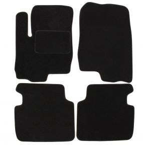 Tapis de voiture sur mesure en velours pour Mitsubishi Colt 2003-2008 (4 pièces)