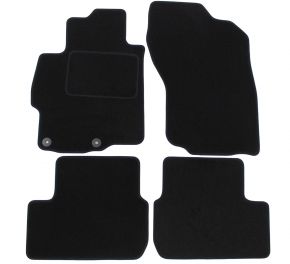 Tapis de voiture sur mesure en velours pour Mitsubishi Lancer 2008-2017 (4 pièces)