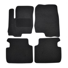 Tapis de voiture sur mesure en velours pour Mitsubishi Colt 2008-2013 (3 pièces)