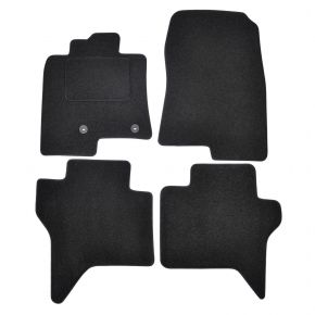 Tapis de voiture sur mesure en velours pour Mitsubishi Pajero 2007-2018 (5 portes) (4 pièces)