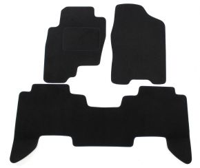 Tapis de voiture sur mesure en velours pour Nissan Pathfinder 2005-2012 (3 pièces)