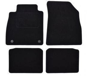 Tapis de voiture sur mesure en velours pour Nissan Micra K14 2017- (4 pièces)