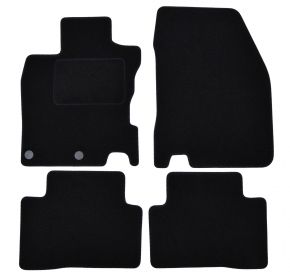 Tapis de voiture sur mesure en velours pour Nissan X-Trail 2017-2021 (4 pièces)