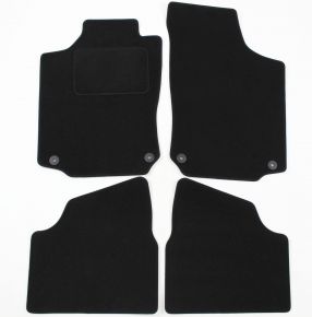 Tapis de voiture sur mesure en velours pour Opel Corsa C 2000-2008 (4 pièces)