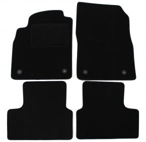 Tapis de voiture sur mesure en velours pour Opel Astra J 2010-2015 (4 pièces)