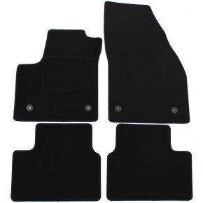 Tapis de voiture sur mesure en velours pour Opel Meriva B 2010-2017 (4 pièces)